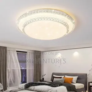 LED Ceiling Light, Dimmable, Crystal 40CMLiving Room & Bedroom