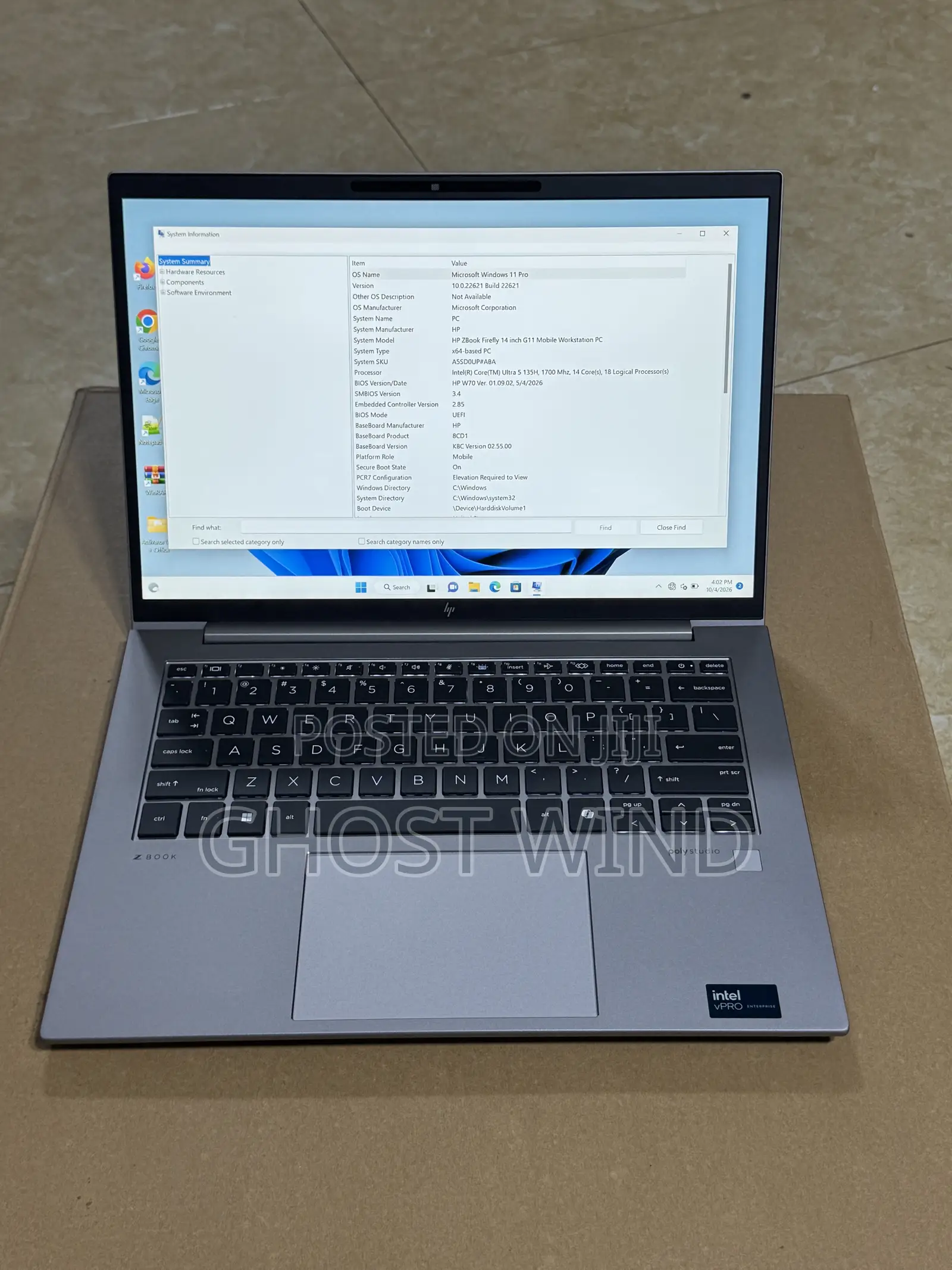 Laptop HP ZBook Firefly 14 G11 16GB Intel Core Ultra 5 SSD 1T