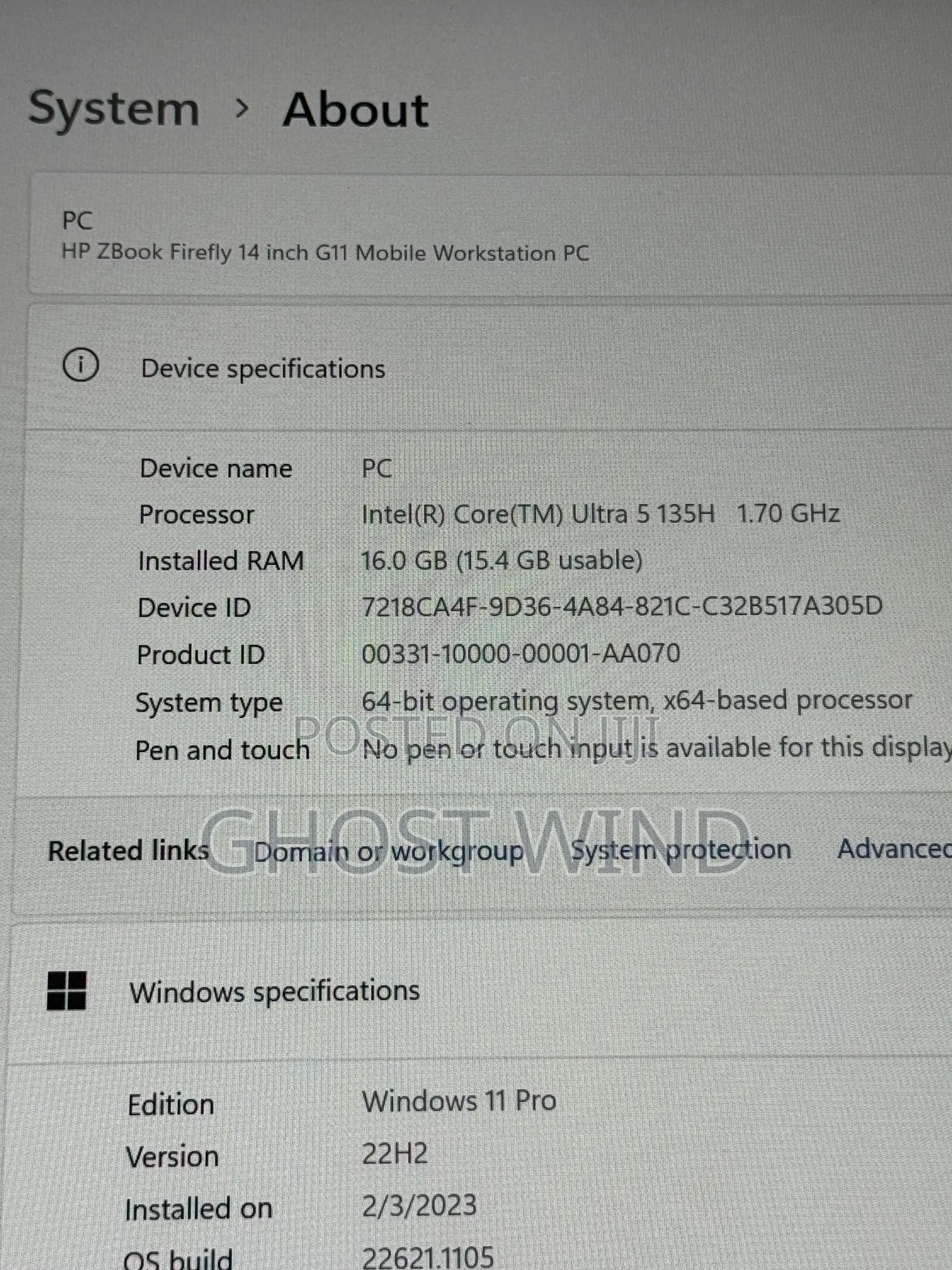 Laptop HP ZBook Firefly 14 G11 16GB Intel Core Ultra 5 SSD 1T