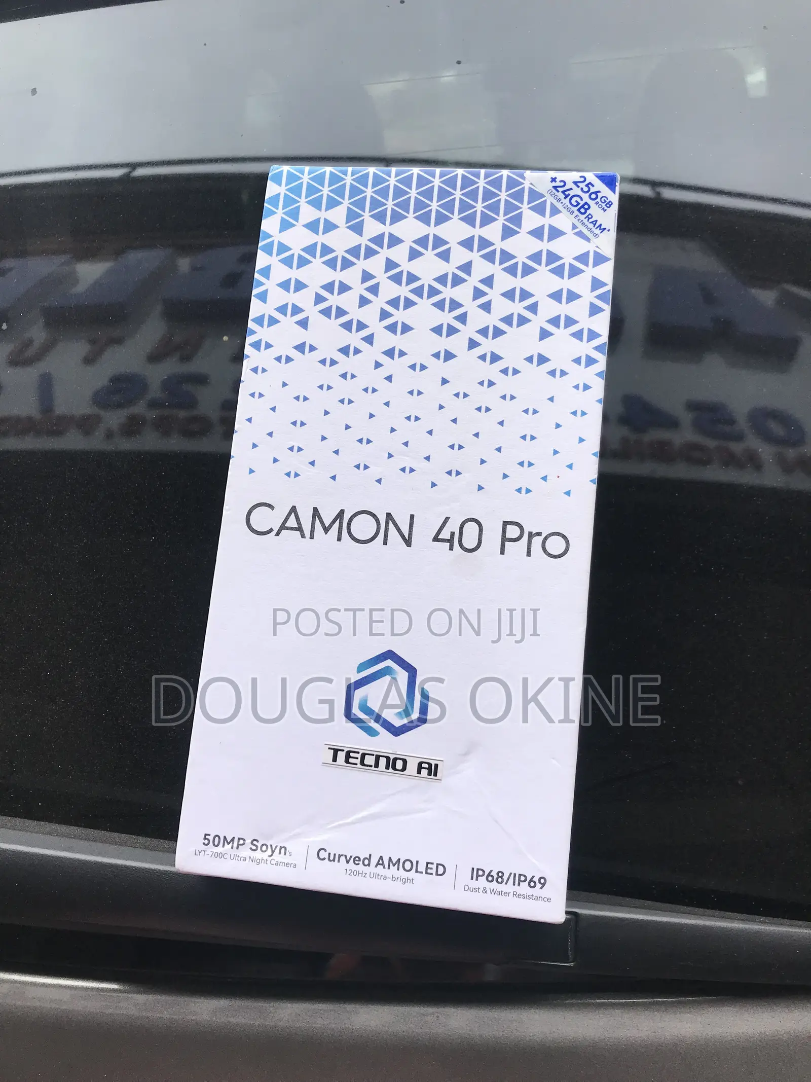 New Tecno Camon 40 Pro 4G 256 GB Black