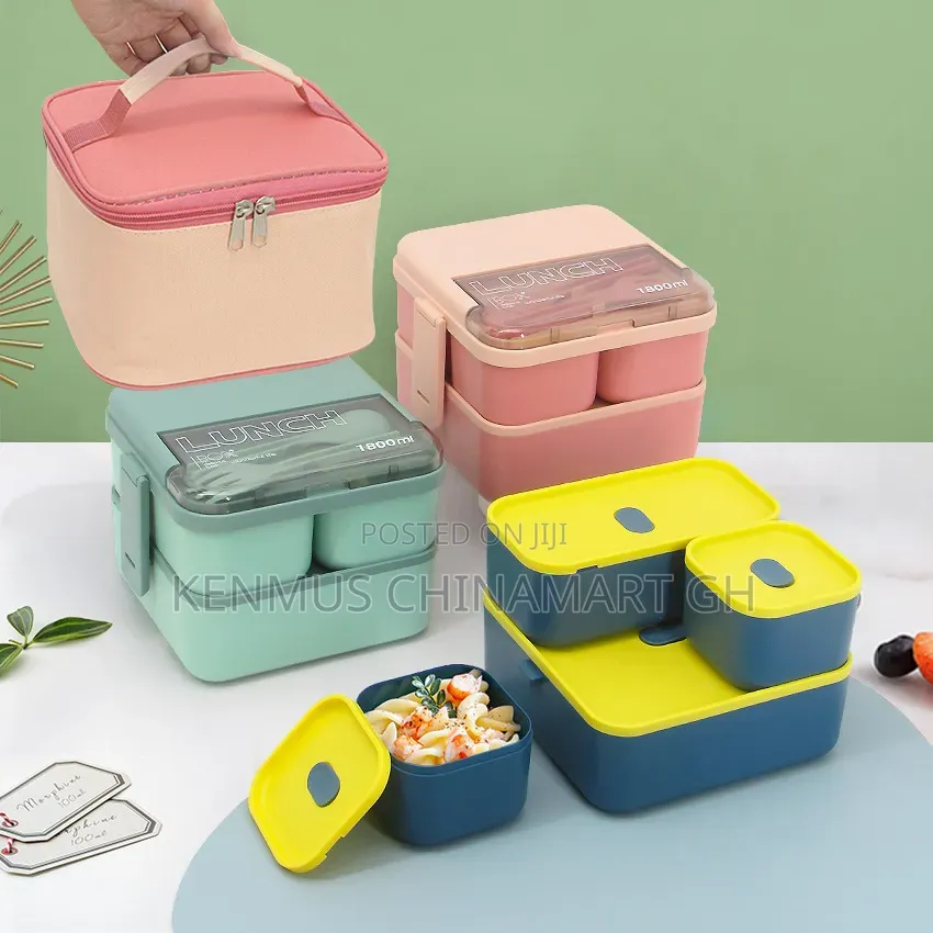 Double-Layer Student Lunch Box