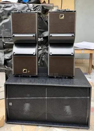 Mini Line Array Set - [2 TOPS, 1 Bass]