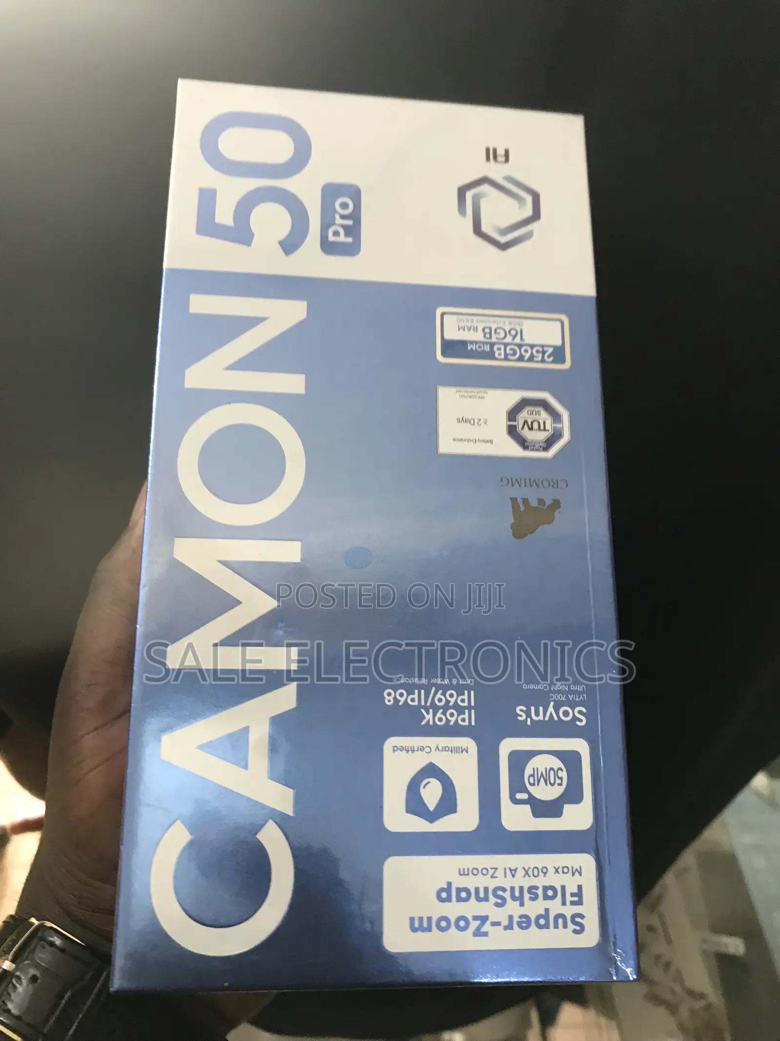 New Tecno Camon 50 Pro 256 GB Black