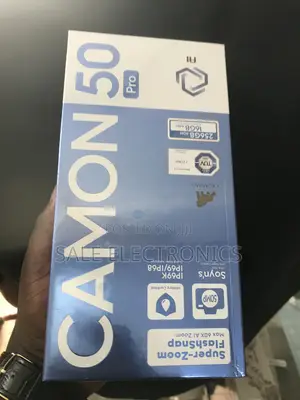 New Tecno Camon 50 Pro 256 GB Black