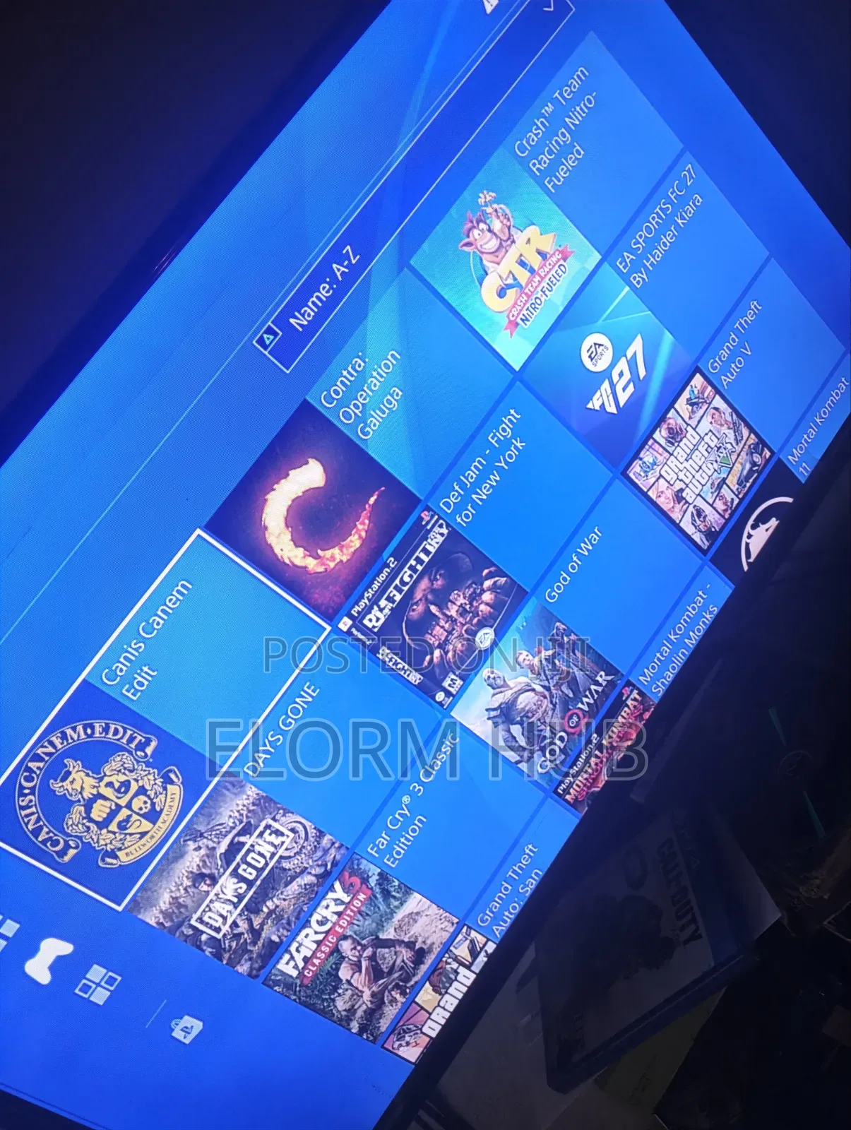 PS4 Slim(jailbreak) With 17 Games 2 Cntrllers