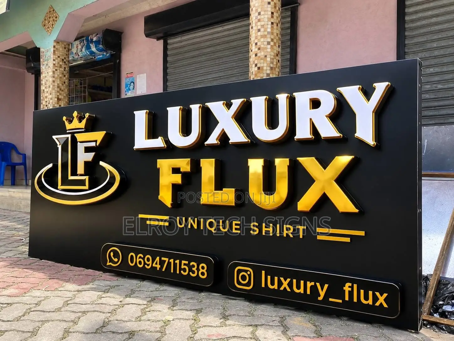 3D Signboard & Facial Sign for Shops, Boutiques, Salons & Restaurants