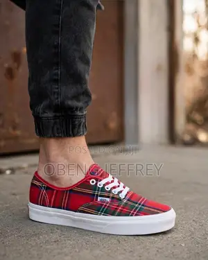 Original Vans Pendleton Red Plaid