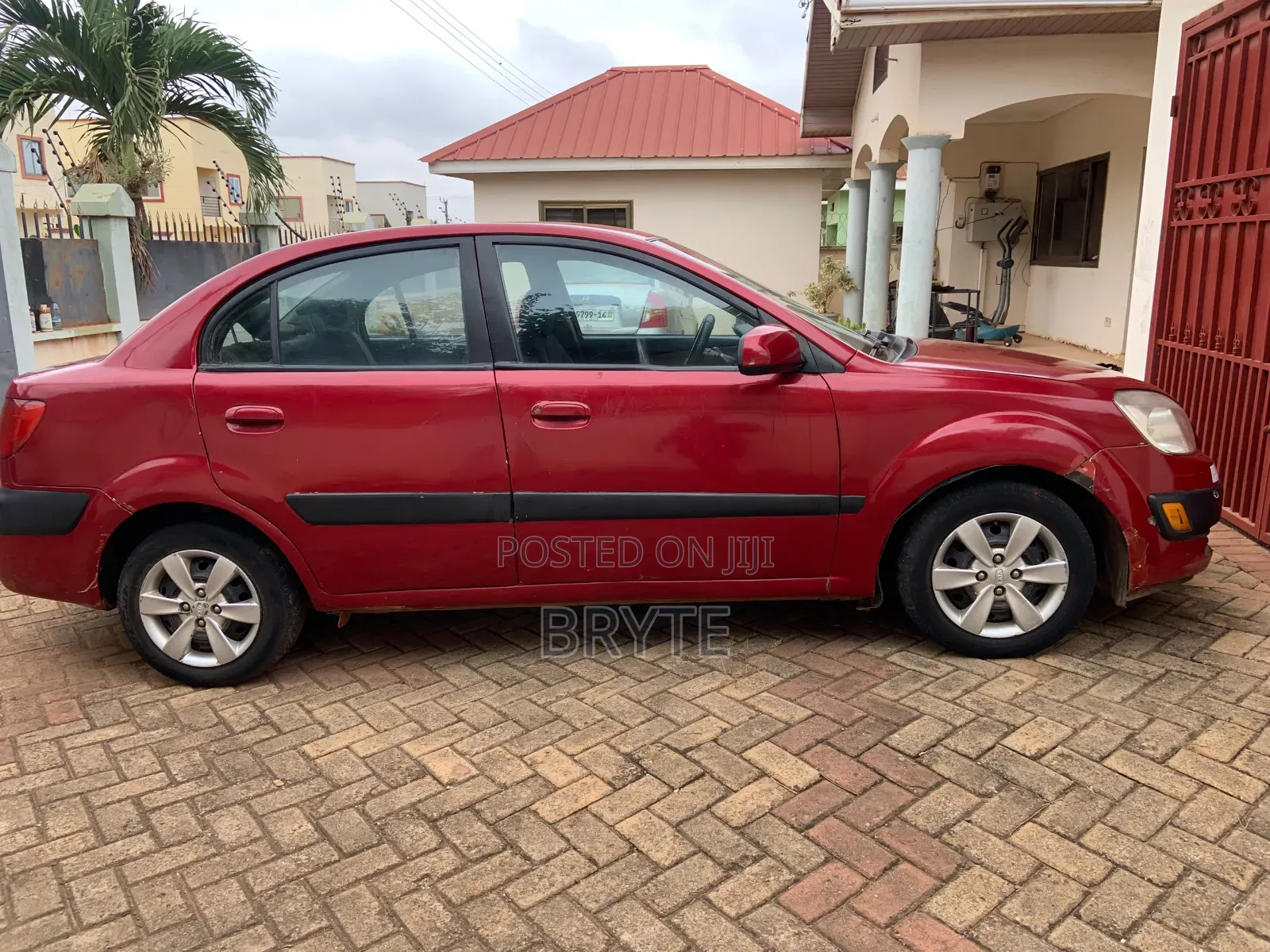 Kia Rio LX 4dr Sedan (1.6L 4cyl 4A) 2010 Red