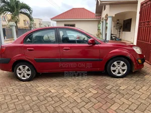 Kia Rio LX 4dr Sedan (1.6L 4cyl 4A) 2010 Red