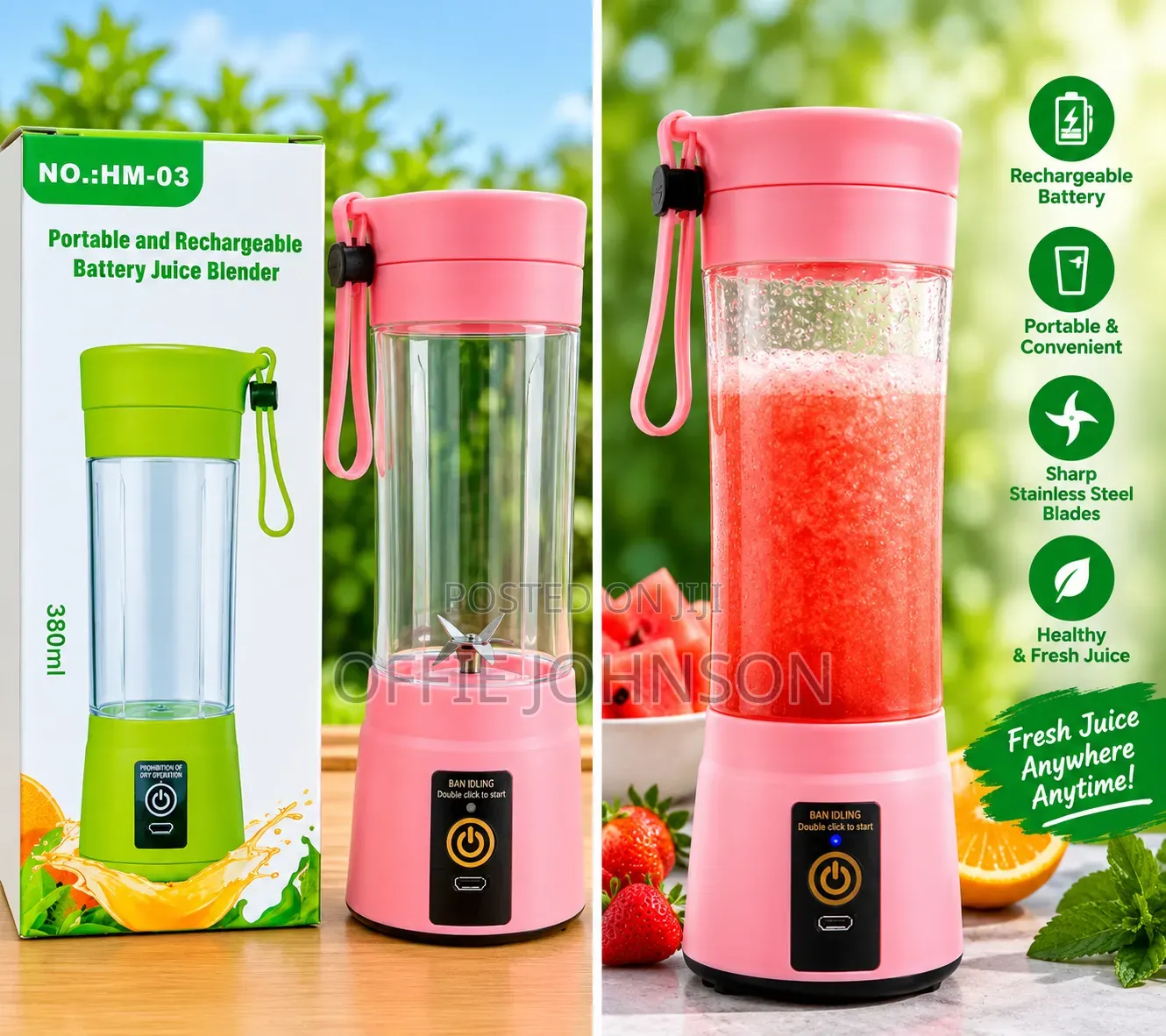 Rechargeable Juice Blender