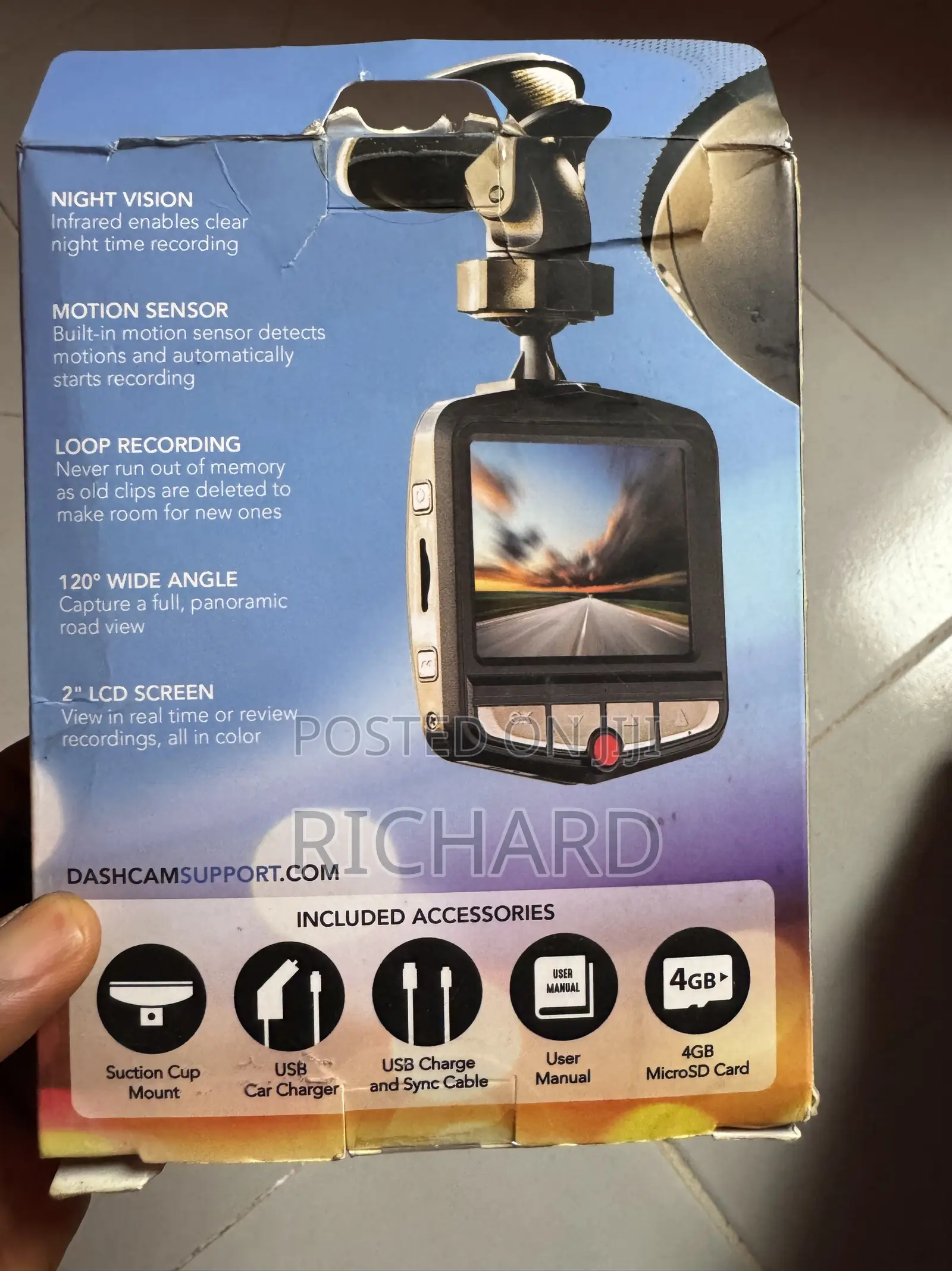 Car Dashcam LCD Screen