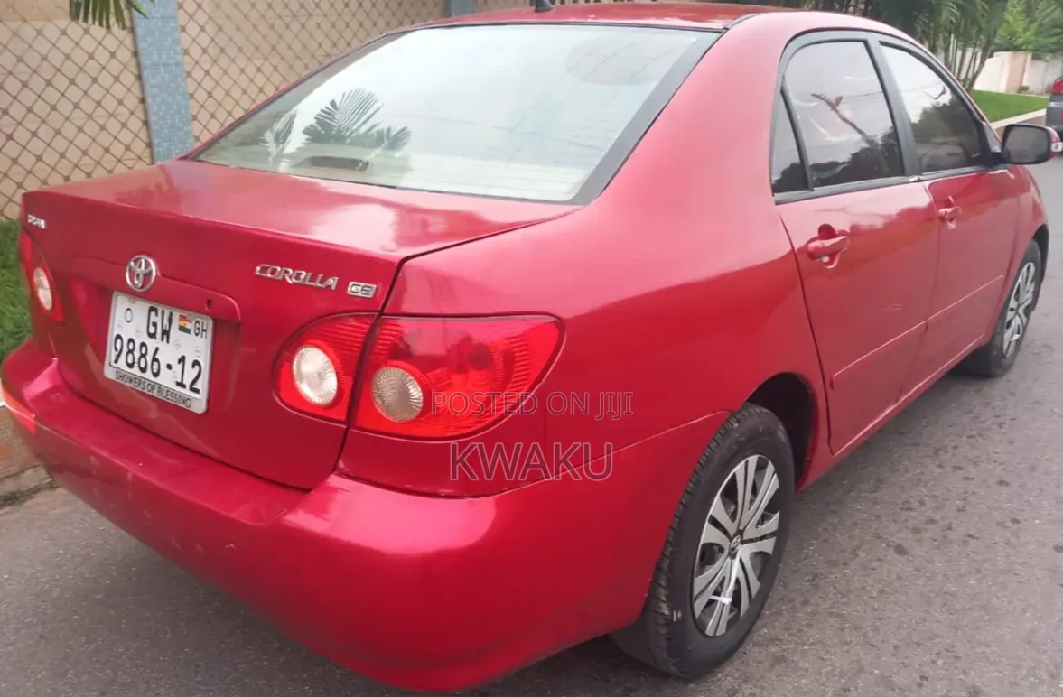 Toyota Corolla 2007 Red