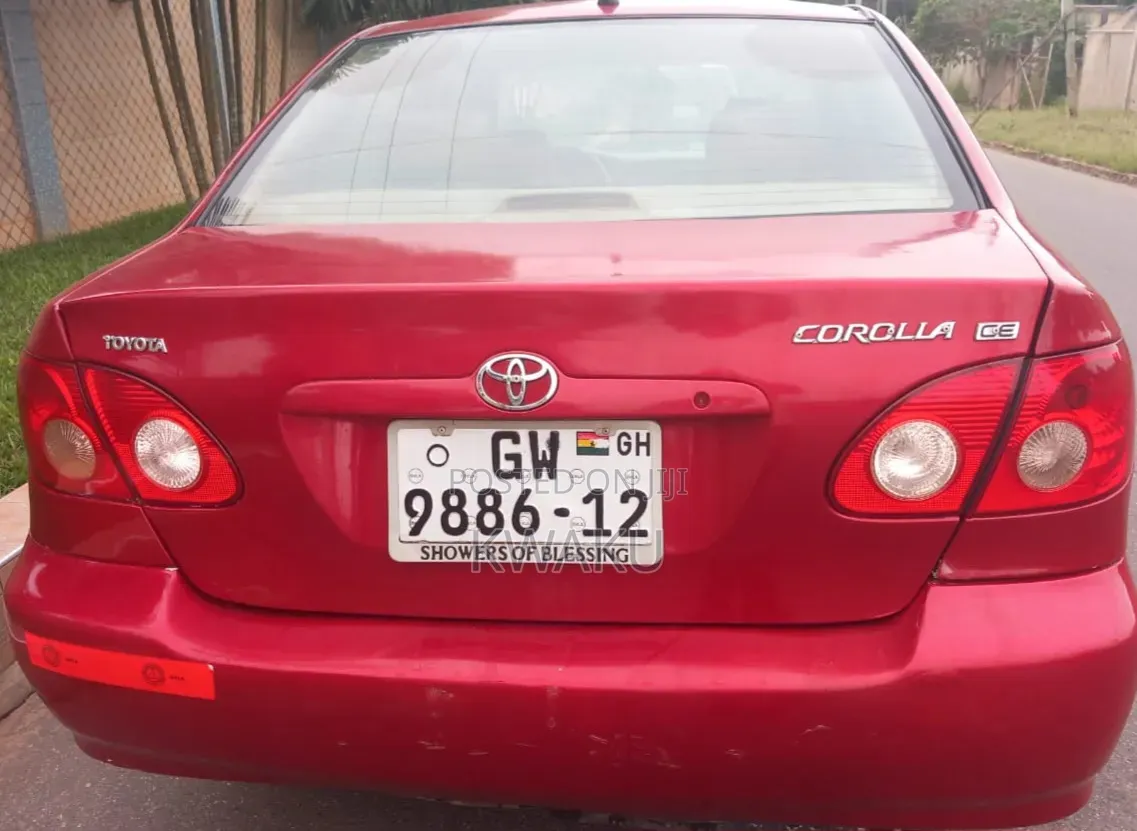 Toyota Corolla 2007 Red
