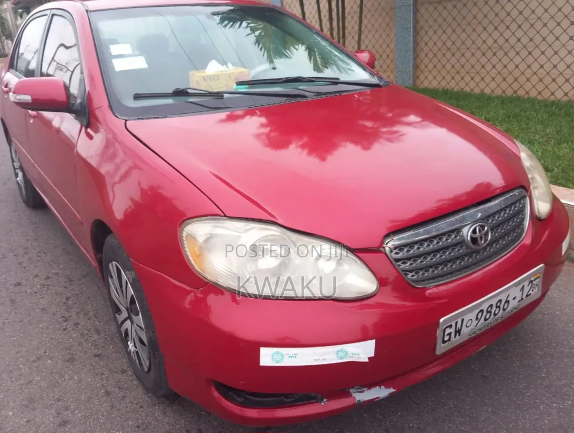 Toyota Corolla 2007 Red