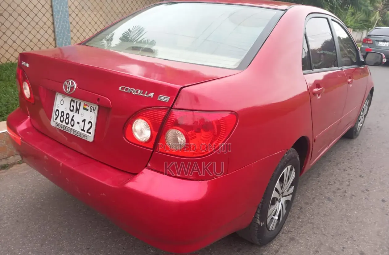 Toyota Corolla 2007 Red
