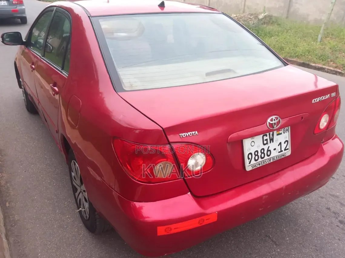 Toyota Corolla 2007 Red