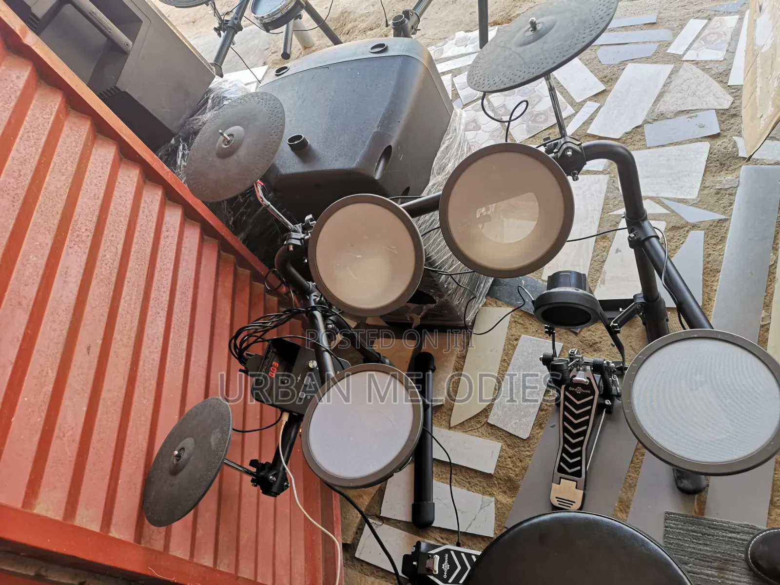 Gear4music VISIONDRUM Compact Mesh Electronic Drum Set