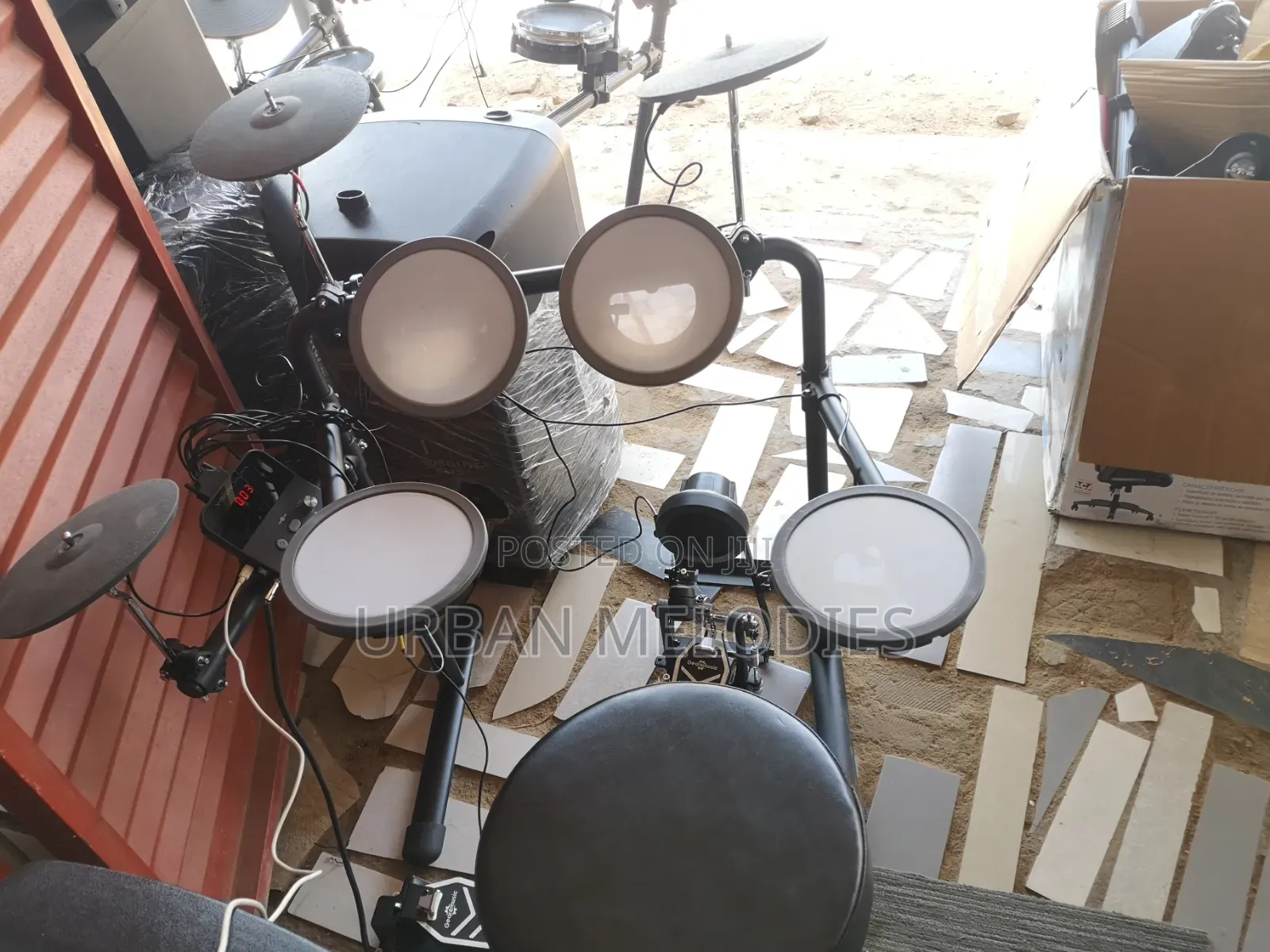 Gear4music VISIONDRUM Compact Mesh Electronic Drum Set