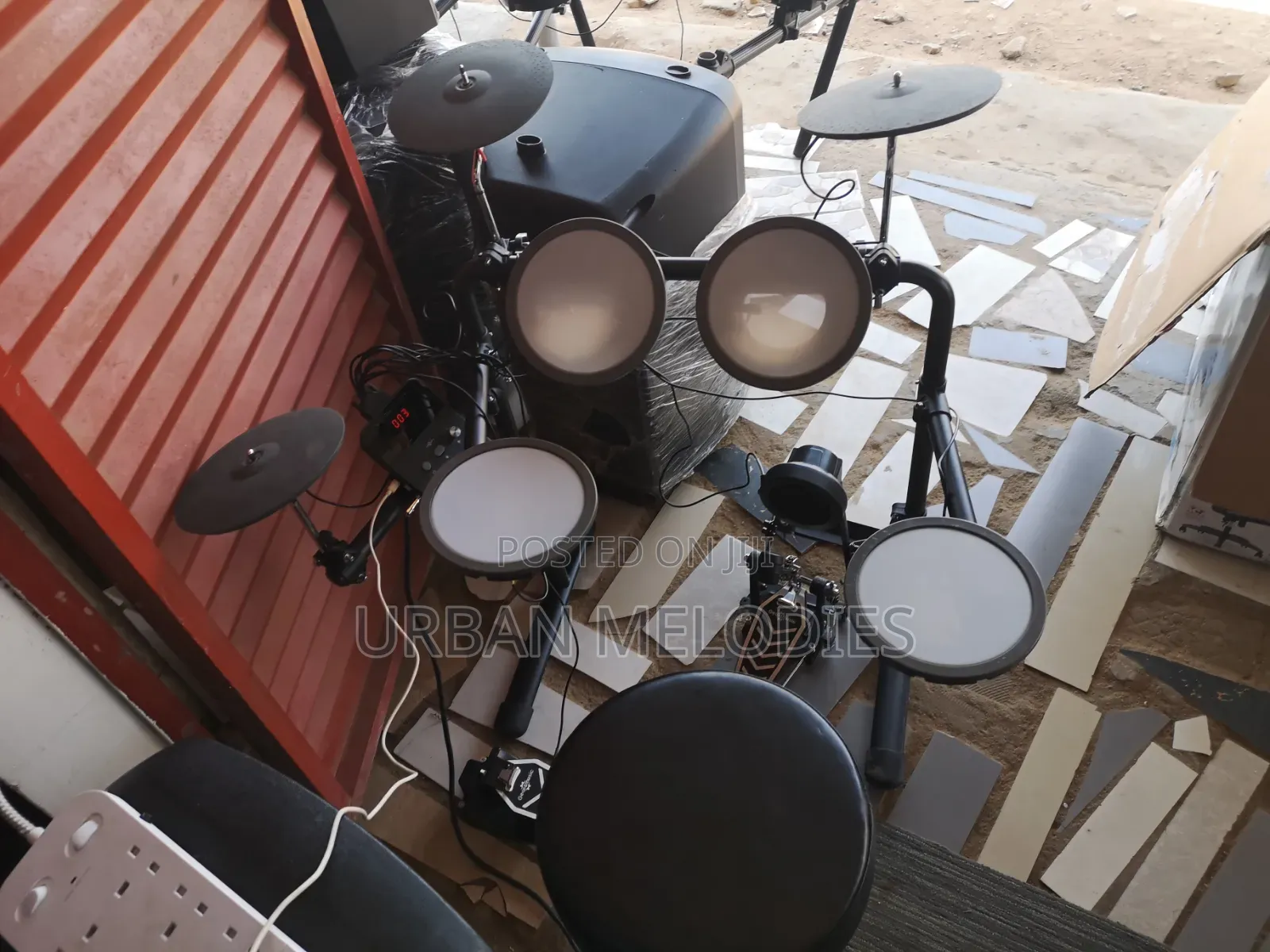 Gear4music VISIONDRUM Compact Mesh Electronic Drum Set
