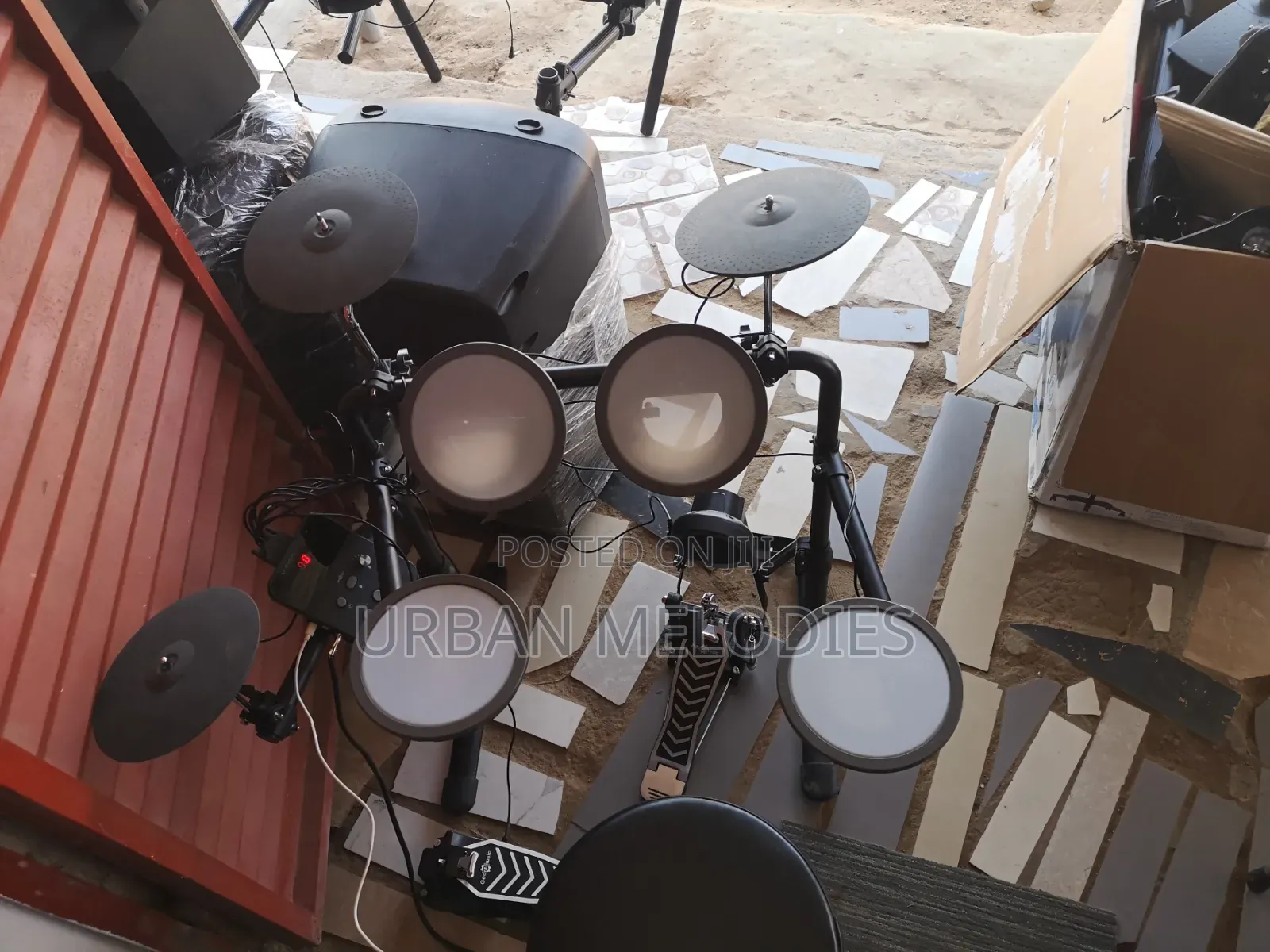 Gear4music VISIONDRUM Compact Mesh Electronic Drum Set