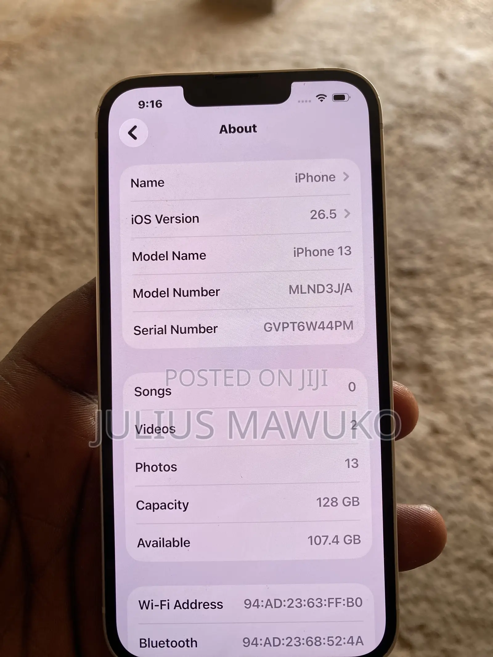 Apple iPhone 13 128 GB White