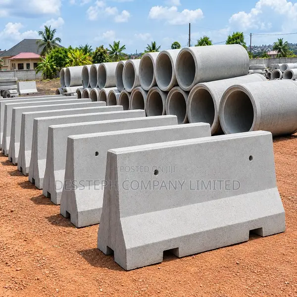 Culverts U Drains Round Pipes Jersey Barriers Manholes Septic Tanks