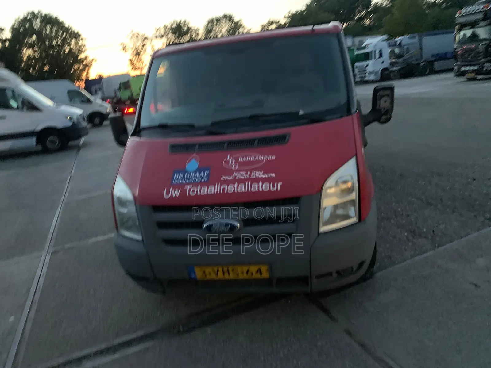 Ford Transit 2013 Red