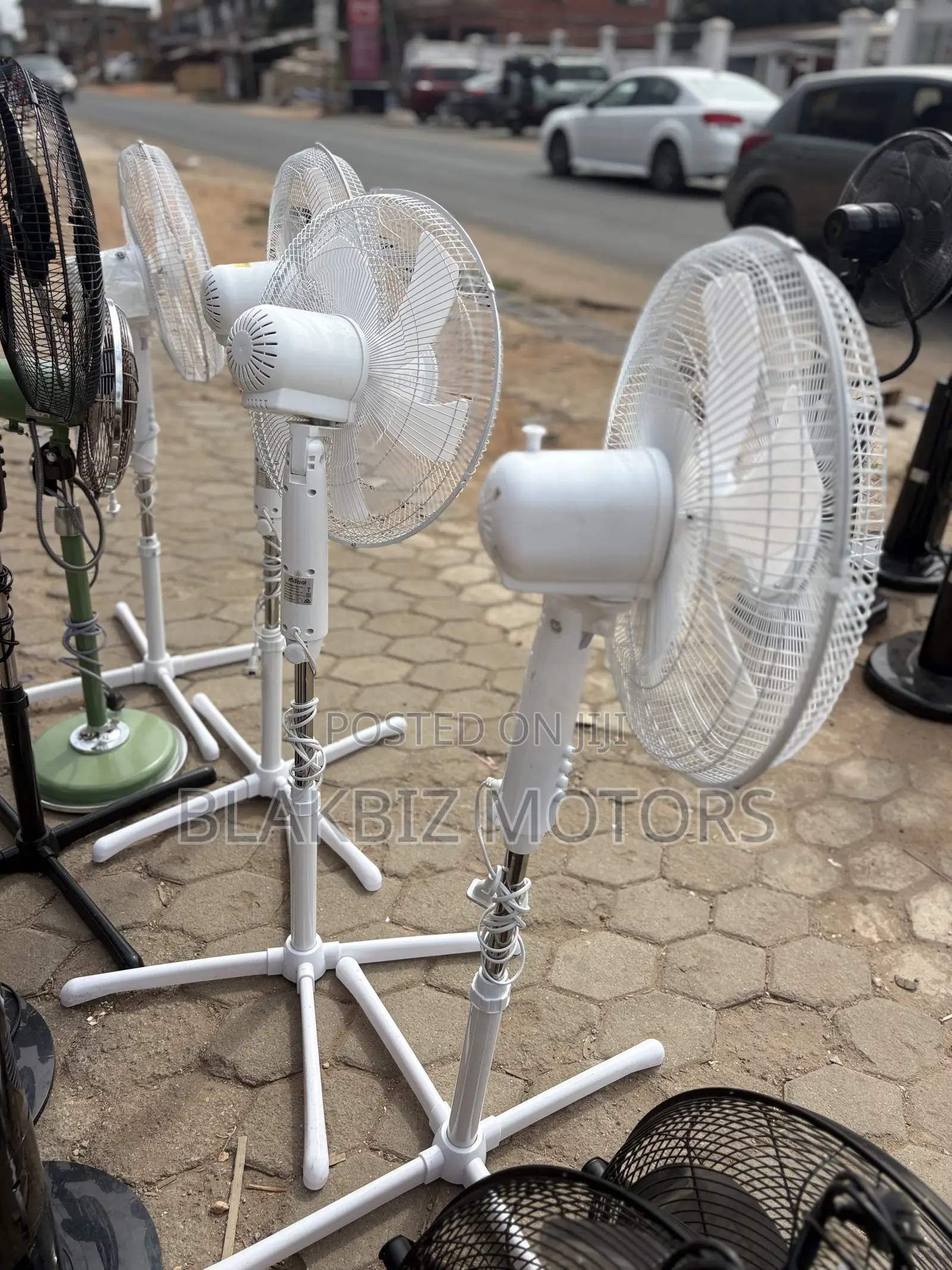 Mistral 40cm (16-Inch) White Pedestal Standing Fan
