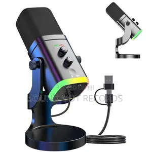 RGB Desktop Podcast Microphone