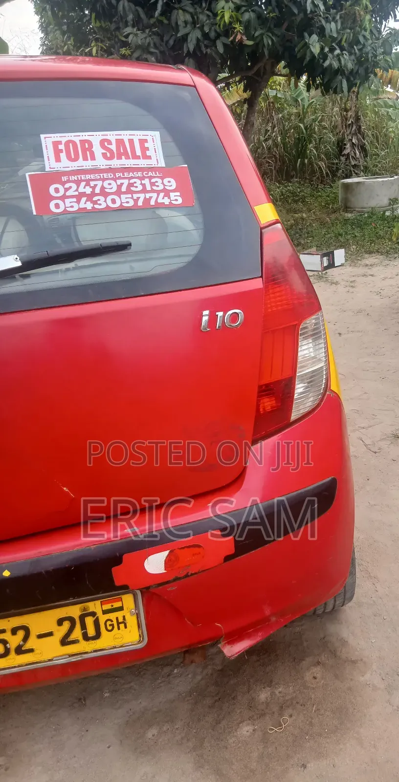 Hyundai I10 2008 Red