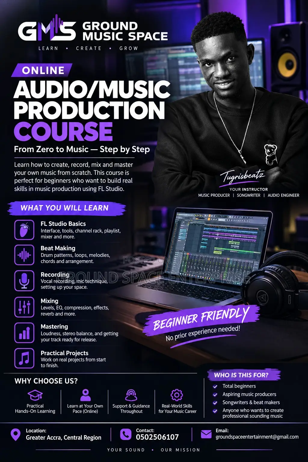 GMS Audio/Music Production Course