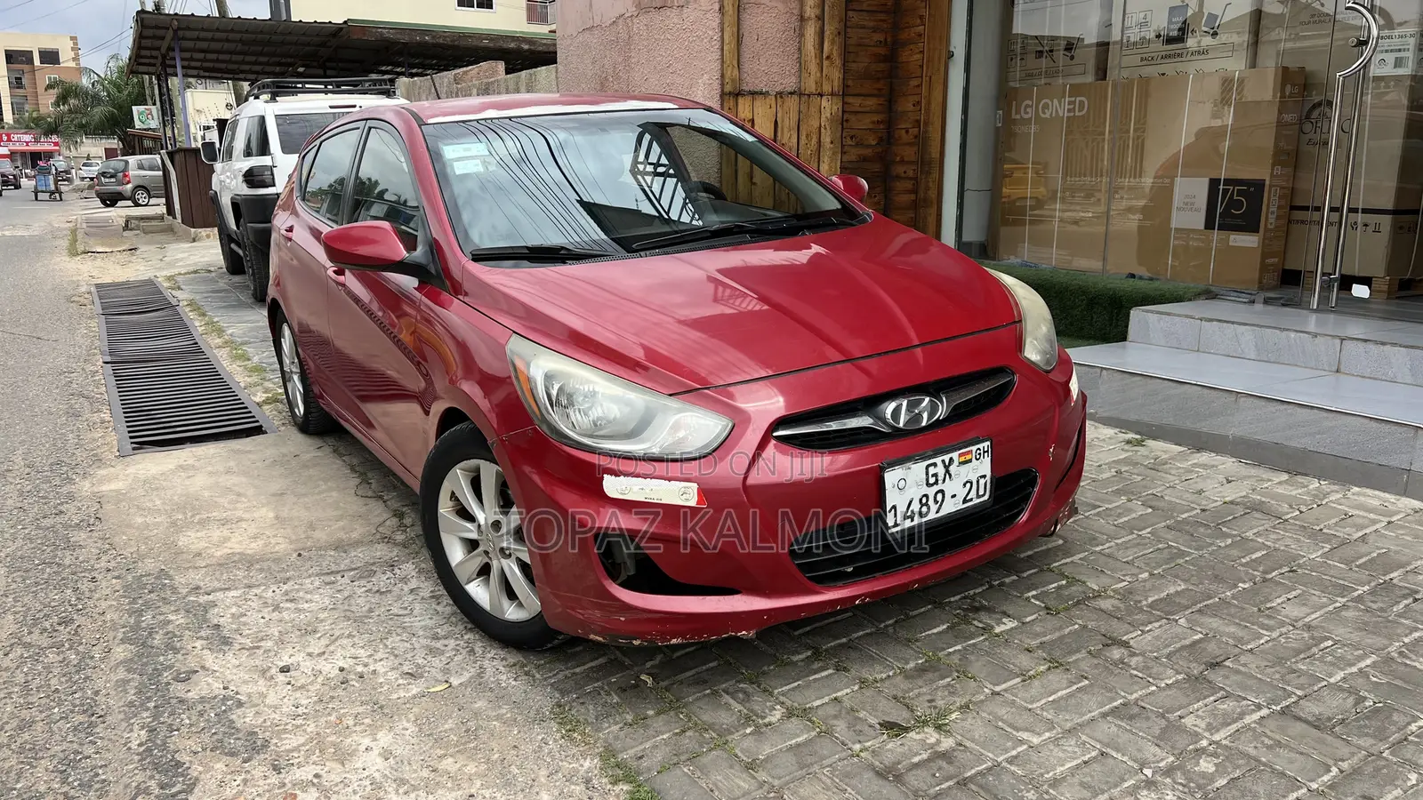 Hyundai Accent 2012 Red