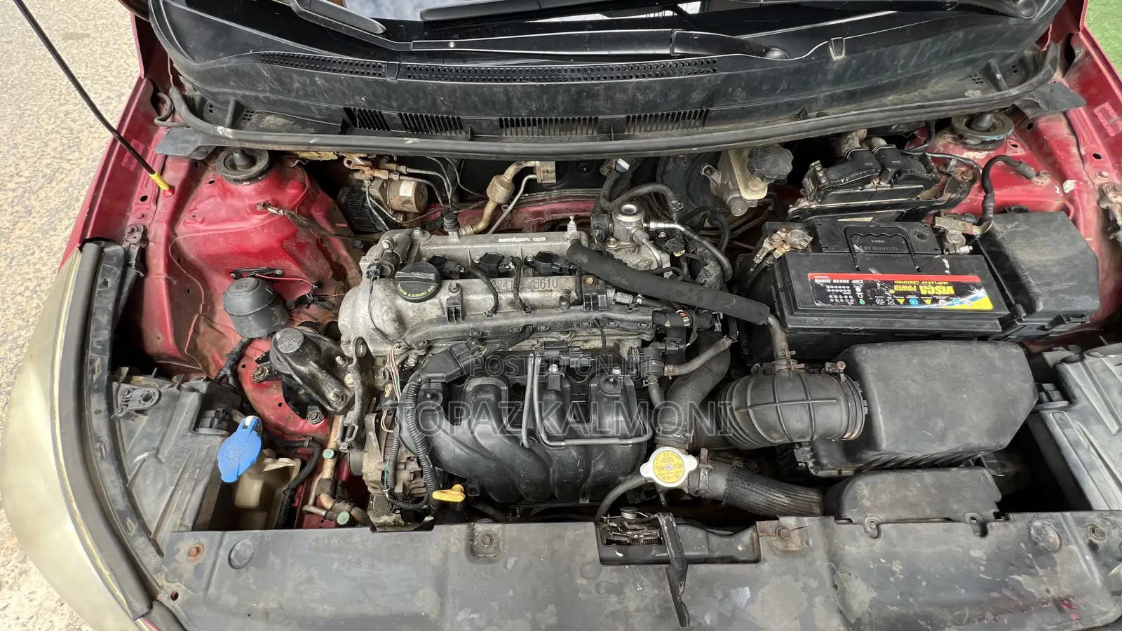 Hyundai Accent 2012 Red