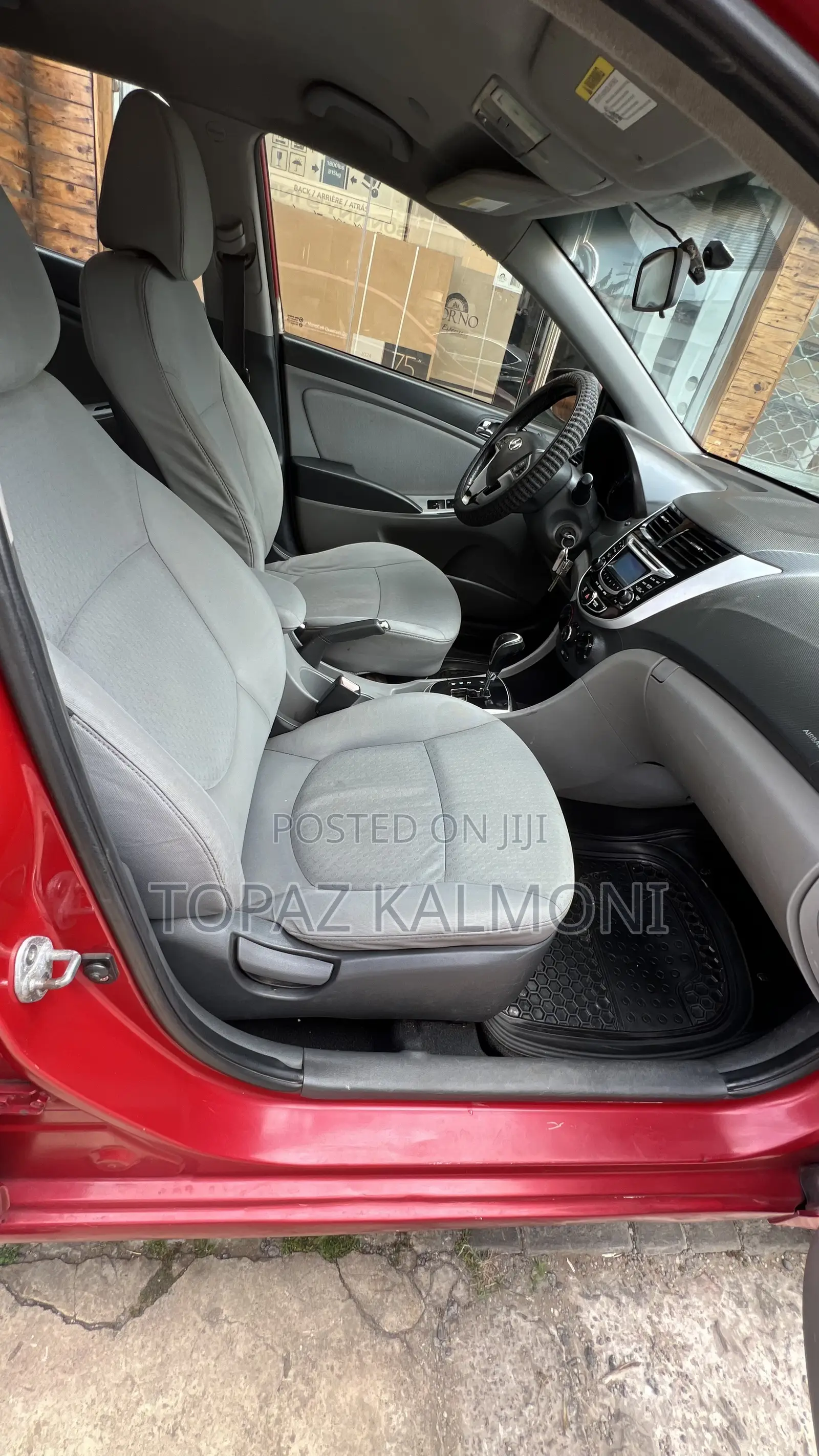 Hyundai Accent 2012 Red