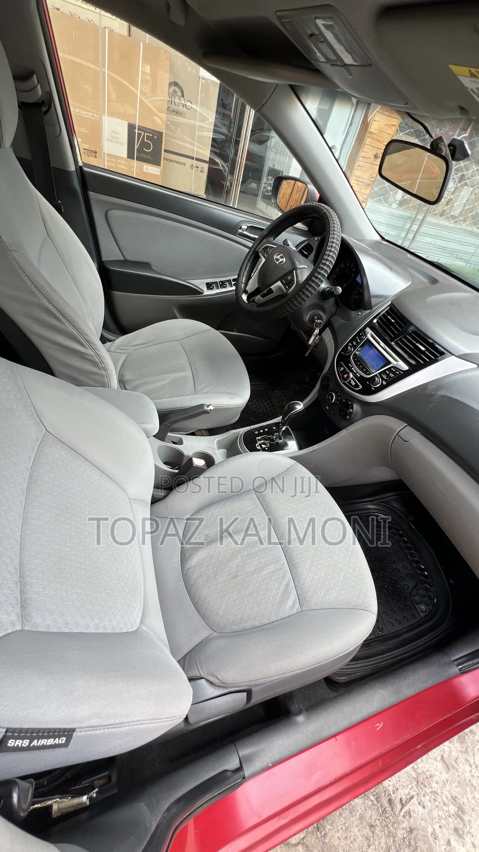 Hyundai Accent 2012 Red