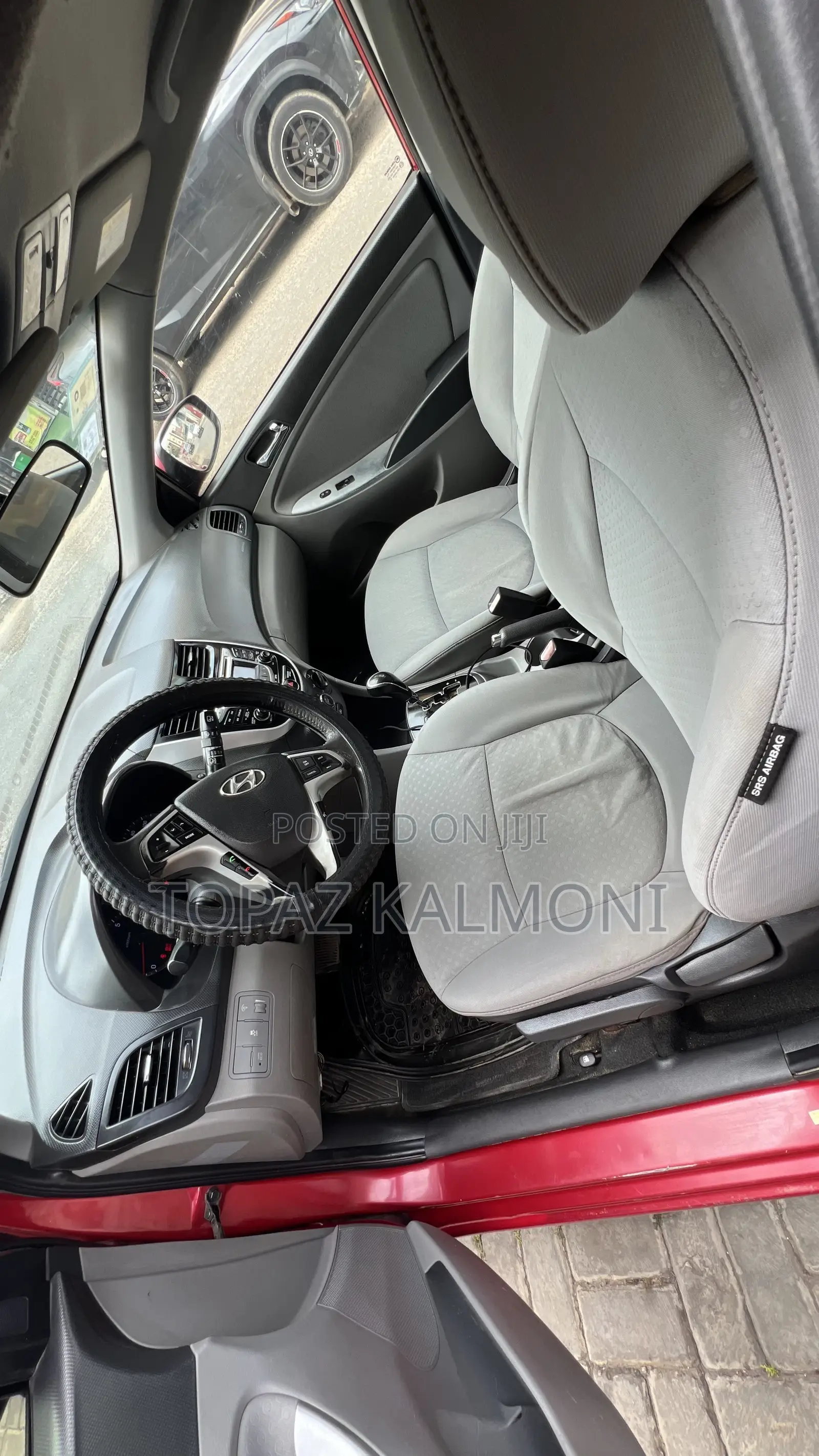 Hyundai Accent 2012 Red