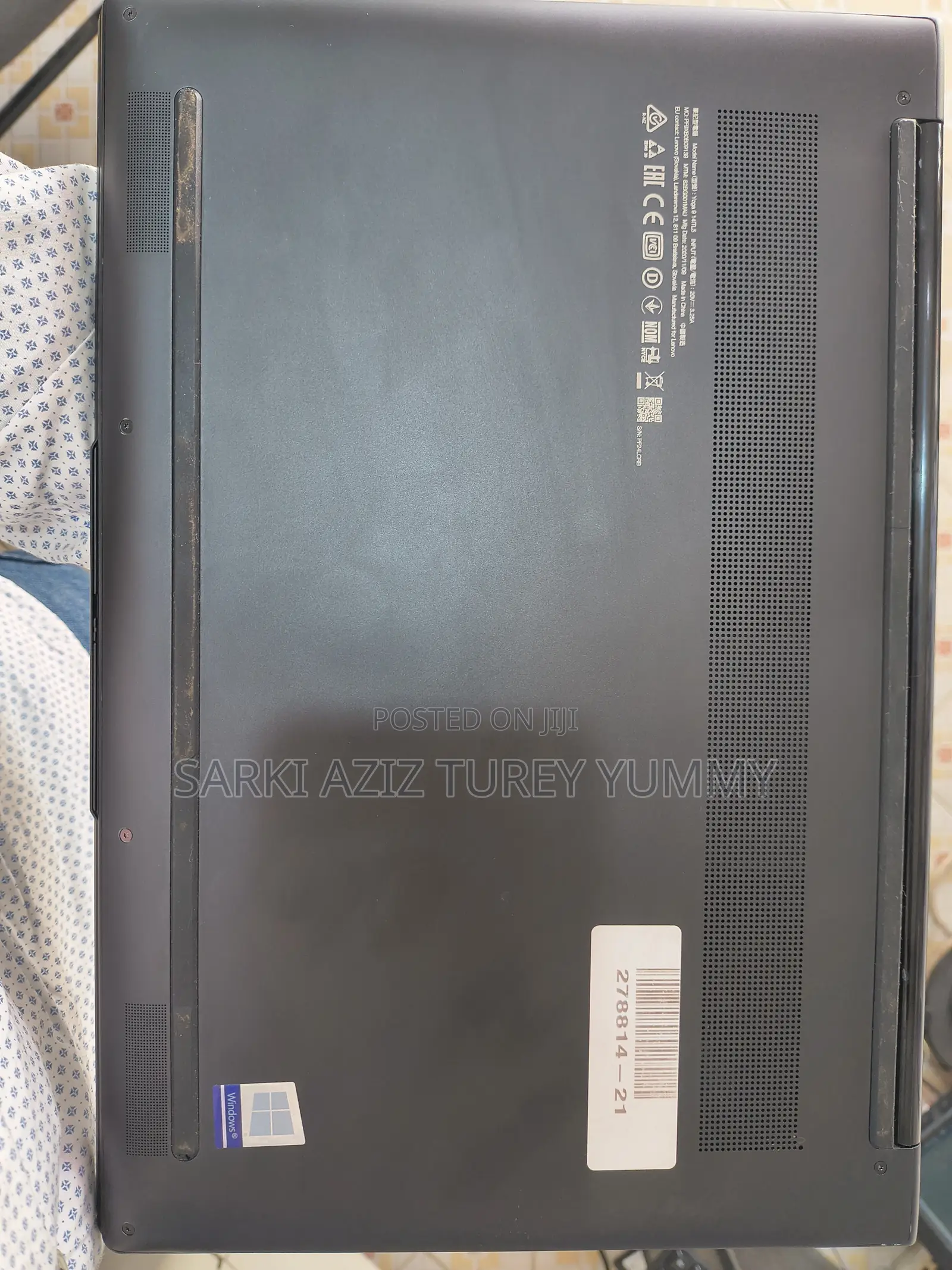 Laptop Lenovo Yoga 9i 16GB Intel Core i7 SSD 512GB