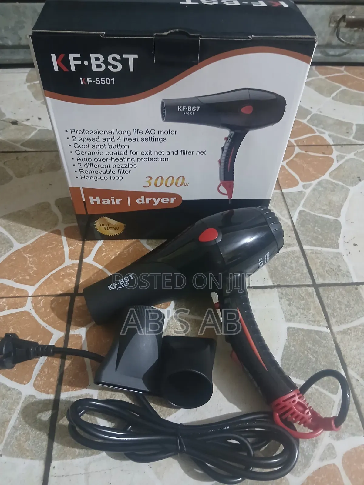 Hair Dryer With Comb