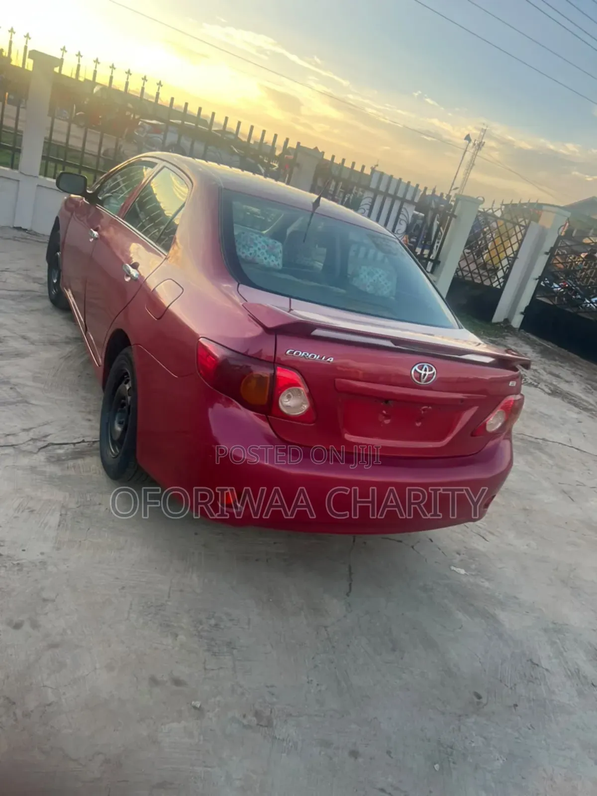 Toyota Corolla Base 4dr Sedan (1.8L 4cyl 5M) 2010 Red