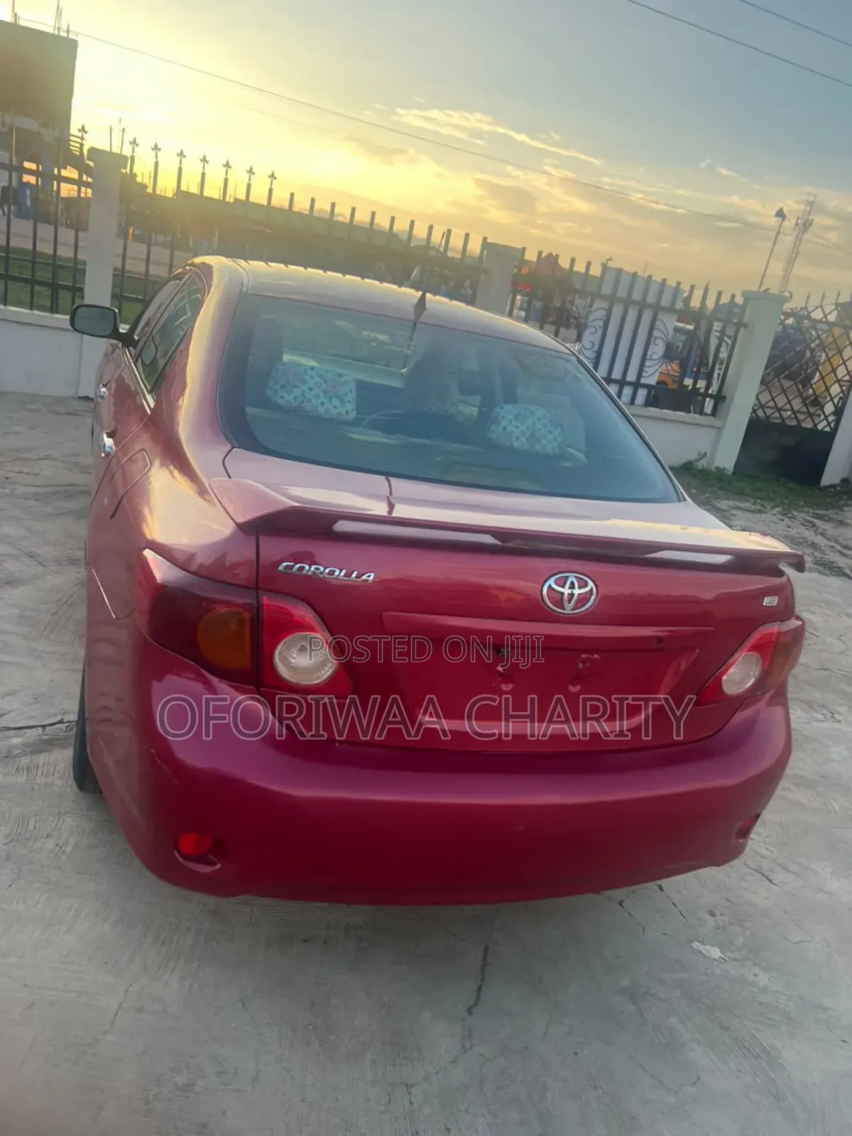 Toyota Corolla Base 4dr Sedan (1.8L 4cyl 5M) 2010 Red