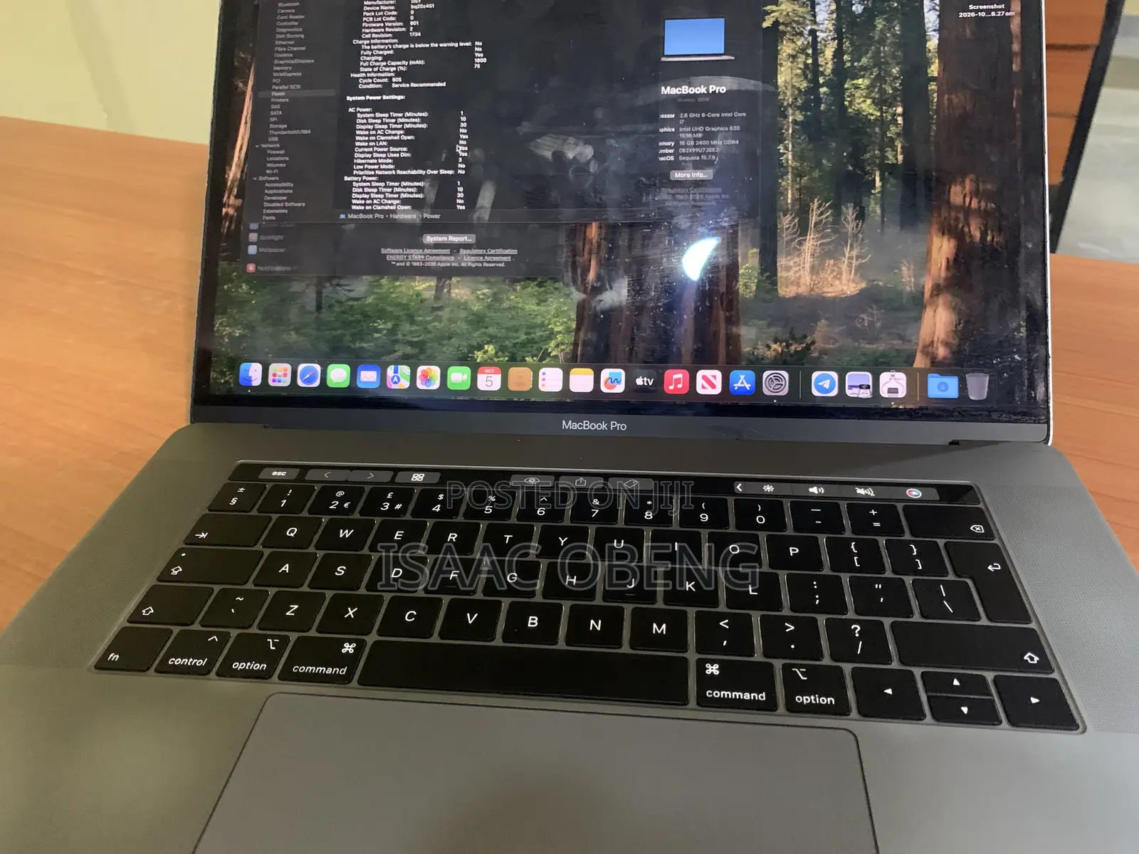 Laptop Apple MacBook 2018 16GB Intel Core i7 SSD 500GB