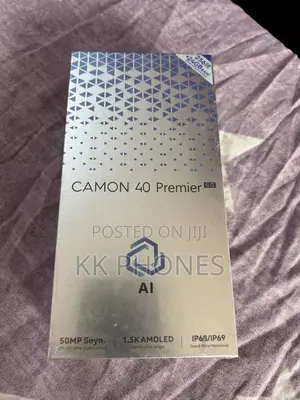 New Tecno Camon 40 Premier 5G 256 GB Black