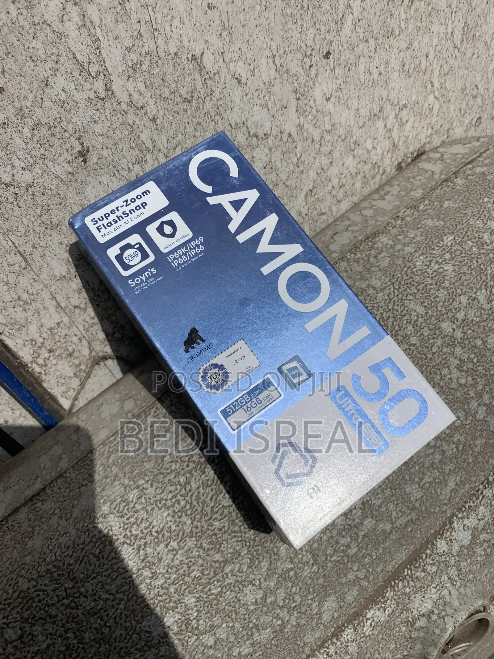 New Tecno Camon 50 Ultra 512 GB Black