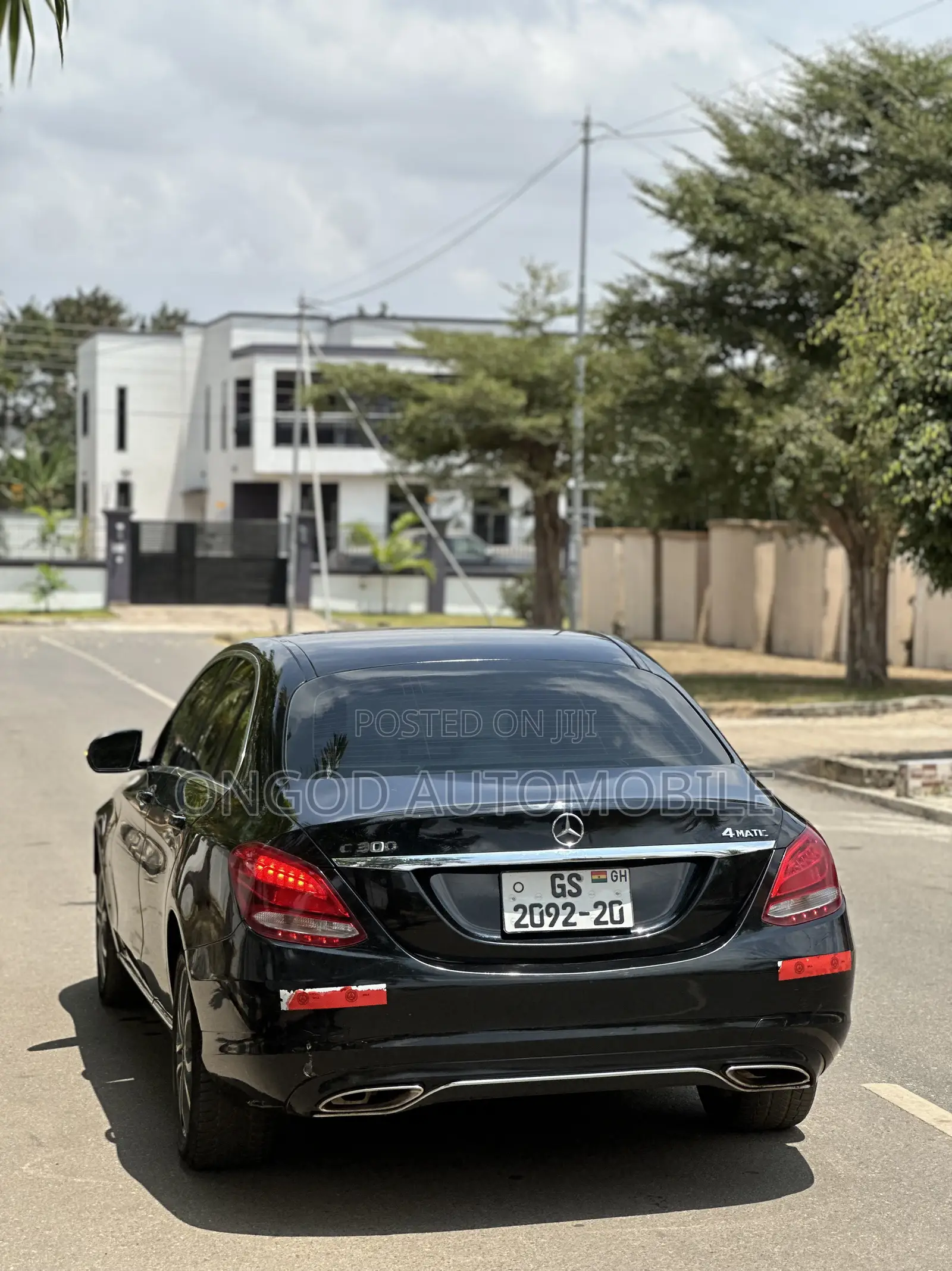 Mercedes-Benz C300 Luxury 4Matic Sedan AWD (2.0L 4cyl 7A) 2016 Black