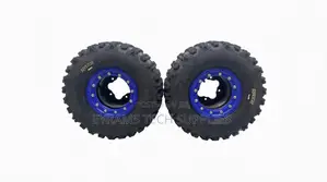 Used DWT Ultimate G3 Beadlock Rear Wheels & Razr Tires YFZ450R