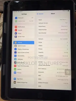Apple iPad mini 4 64 GB Black