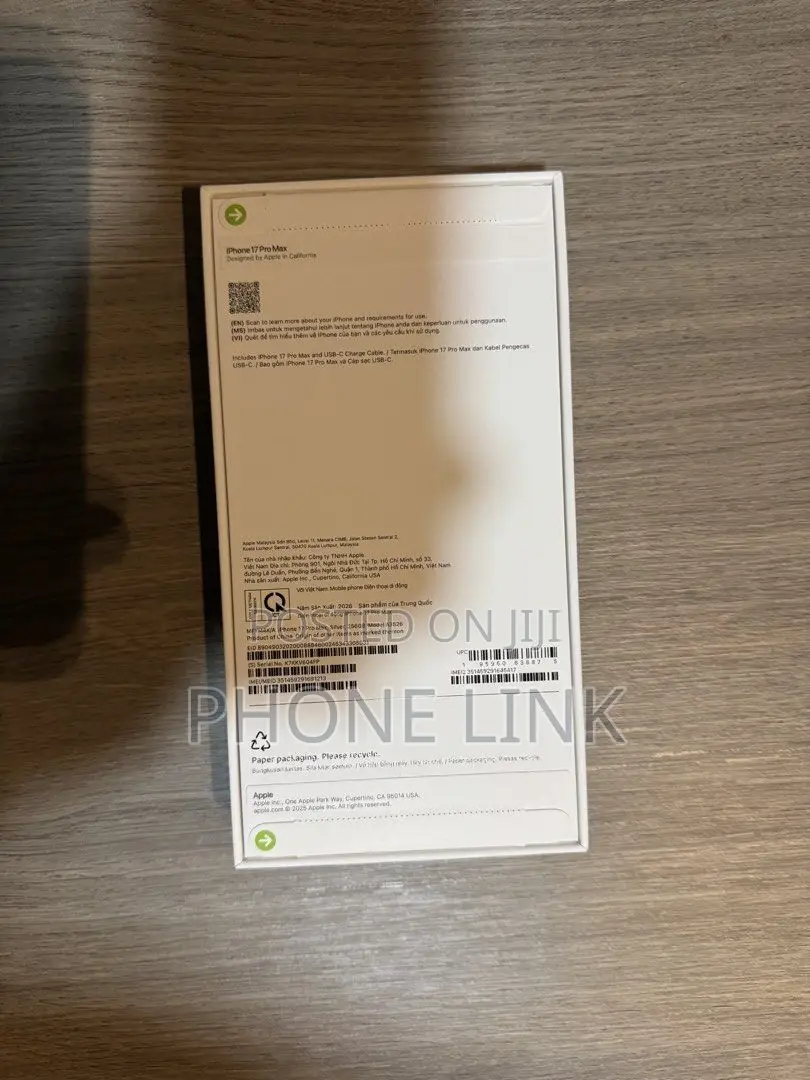 New Apple iPhone 17 Pro Max 512 GB Silver
