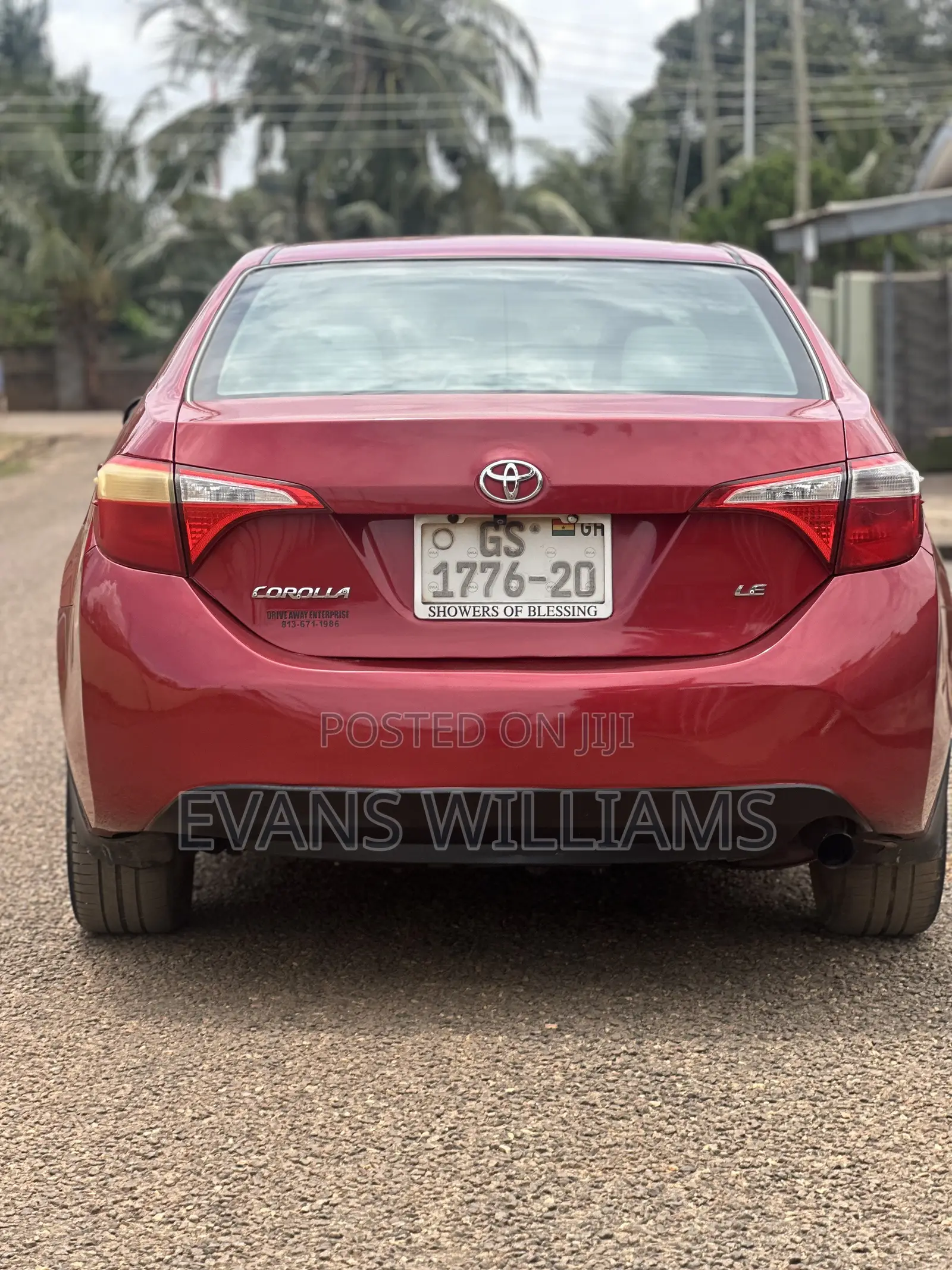 Toyota Corolla LE 4dr Sedan (1.8L 4cyl CVT) 2015 Red