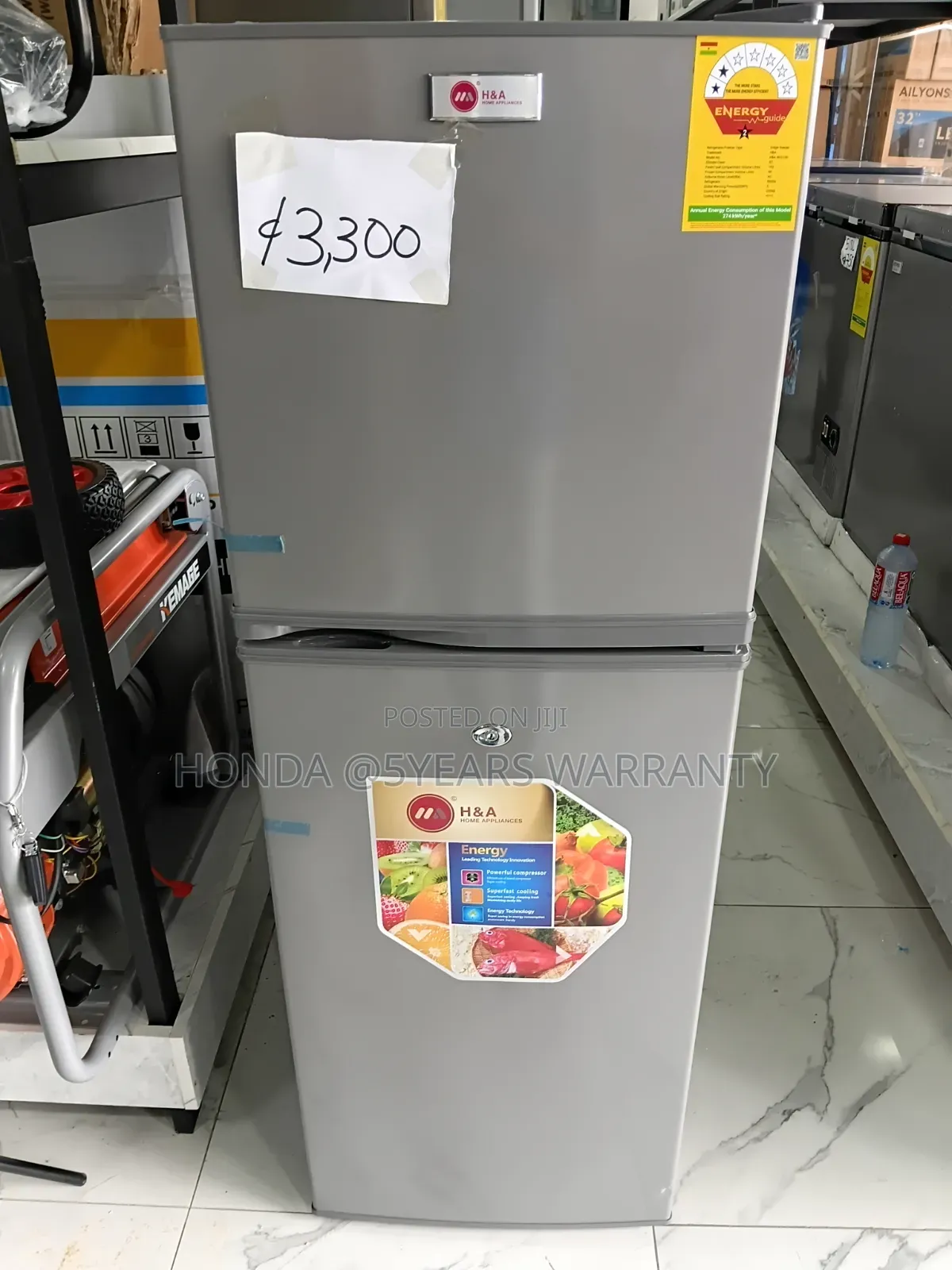 Original H&A Refrigerator - With Warranty Card
