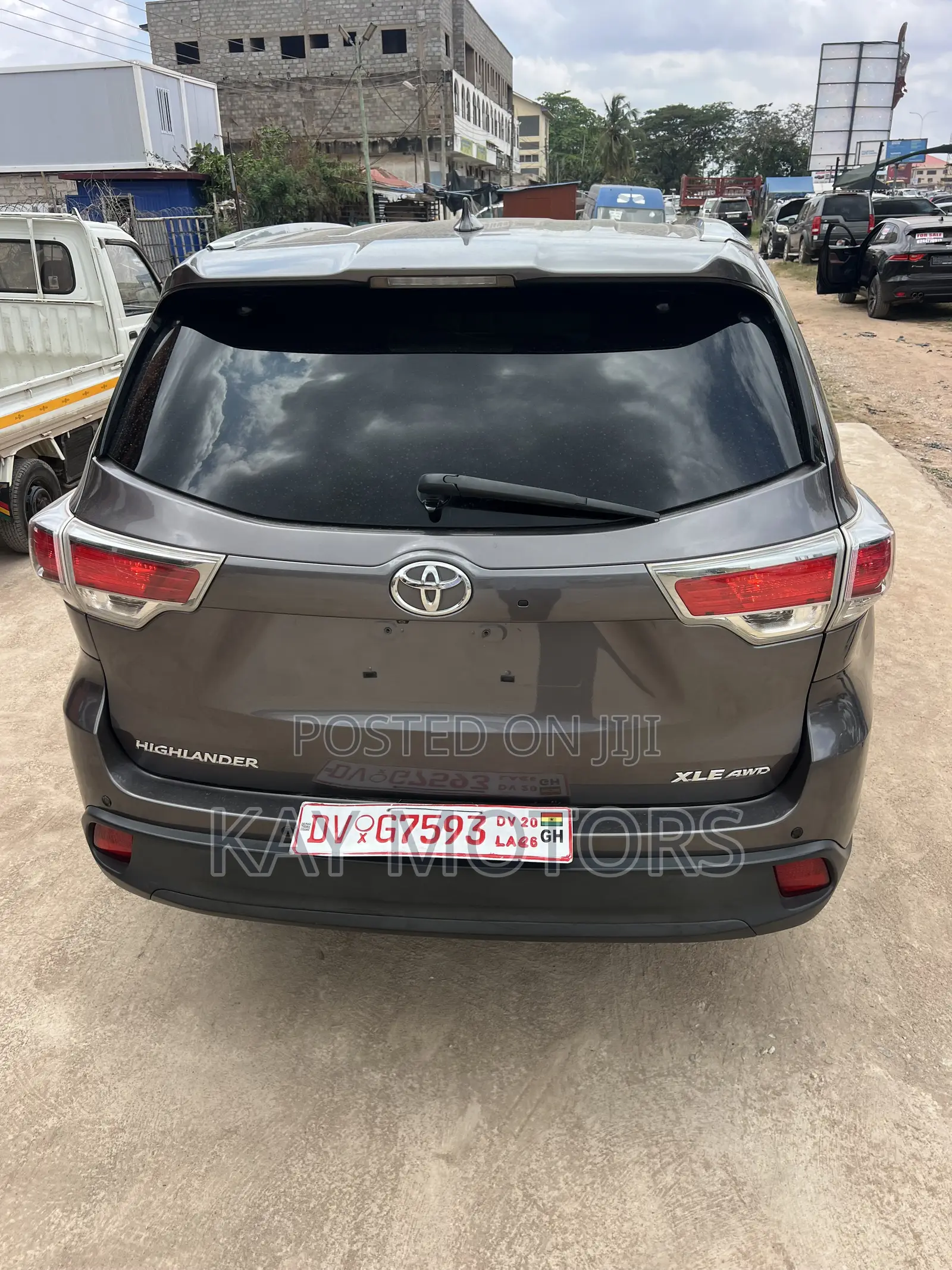 Toyota Highlander Limited V6 4x4 (3.5L 6cyl 6A) 2016 Red